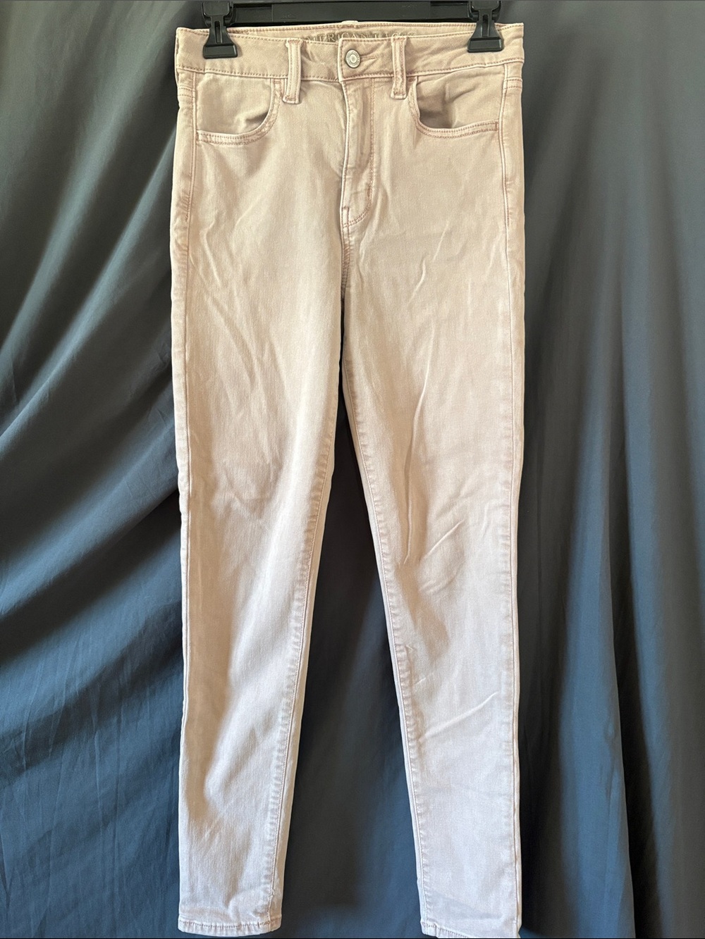 American Eagle Outfitters Light Blush High-Rise Jeans